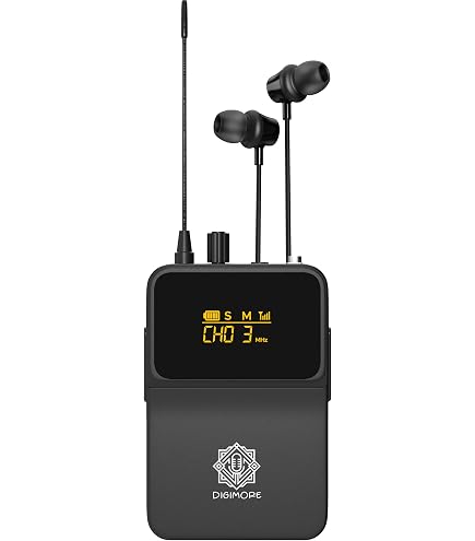 JTS SIEM-111T/111R/IE6 UHF Wireless In Ear Monitor System (Black